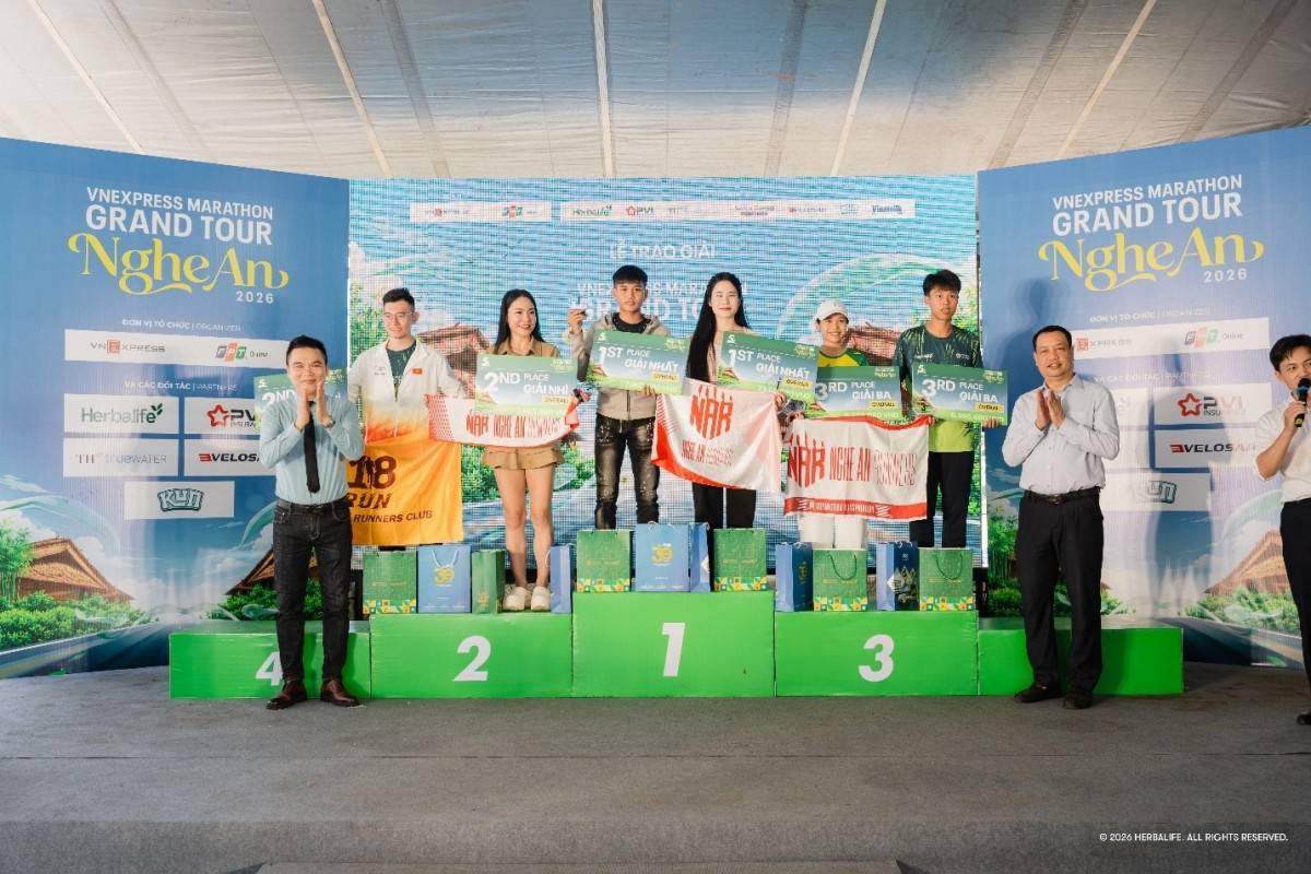 Hơn 7.000 người tham gia giải VnExpress Marathon Nghệ An 2026