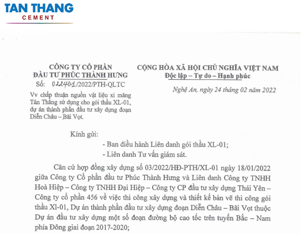 Từ cao tốc Bắc – Nam đến sân bay Long Thành: Dấu ấn xi măng Tân Thắng tại các công trình trọng điểm quốc gia