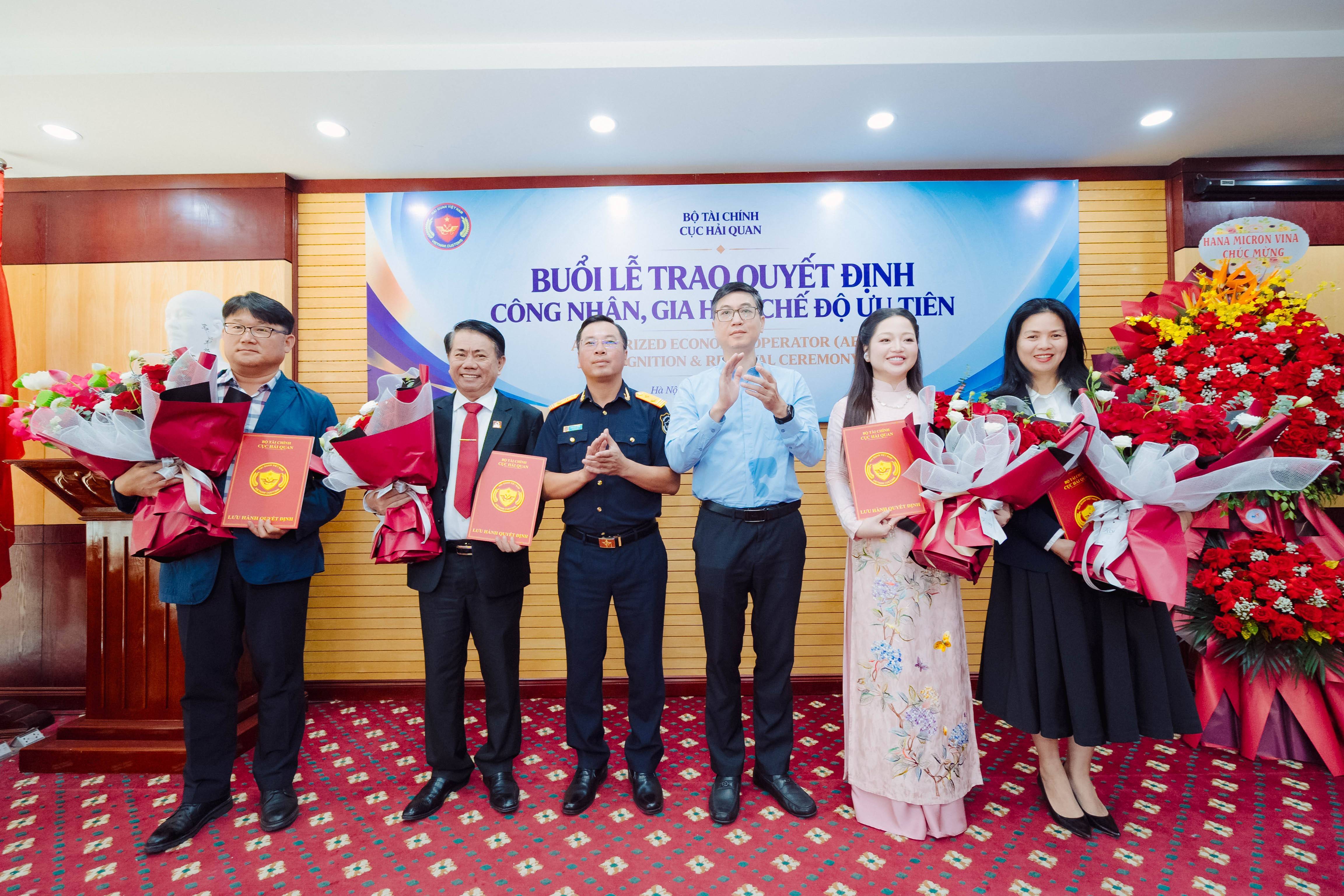 Cục Hải quan công nhận mới, gia hạn chế độ ưu tiên cho 7 doanh nghiệp
