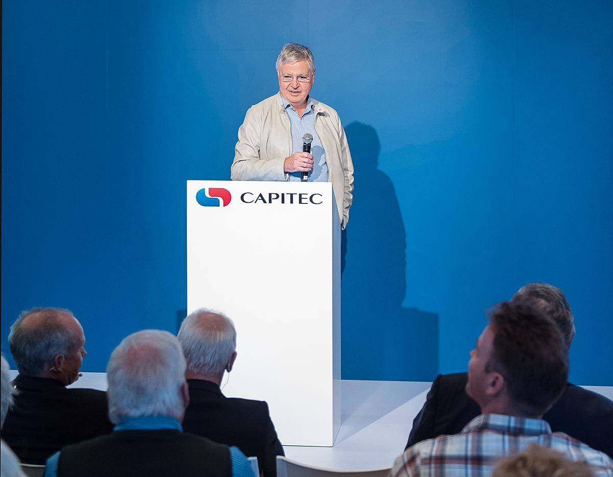 Tỷ phú Michiel Le Roux, đồng sáng lập Capitec và hiện là thành viên không điều hành trong hội đồng quản trị ngân hàng.