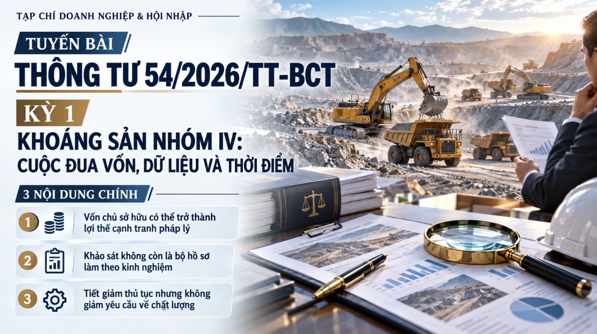 Thông tư 54/2026/TT-BCT: Quản trị tài nguyên bằng dữ liệu và những rủi do doanh nghiệp không thể xem nhẹ
