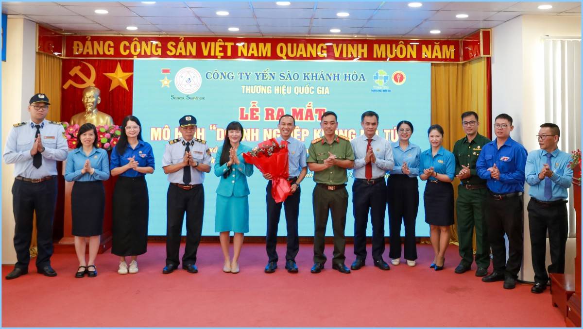 Yến Sào Khánh Hòa ra mắt mô hình “Doanh nghiệp không ma túy”