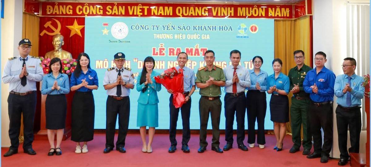 Yến Sào Khánh Hòa ra mắt mô hình “Doanh nghiệp không ma túy”