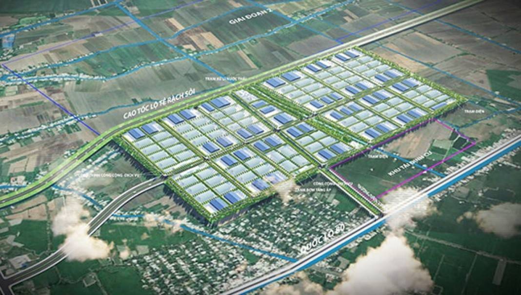 Phối cảnh dự án KCN Vĩnh Thạnh giai đoạn 2