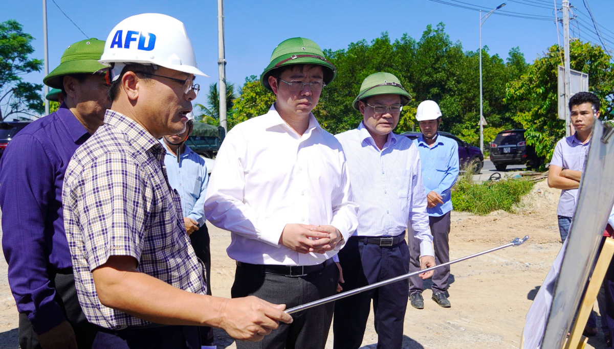 Lãnh đạo tỉnh Quảng Trị kiểm tra, đôn đốc tiến độ các dự án trên địa bàn Đông Hà