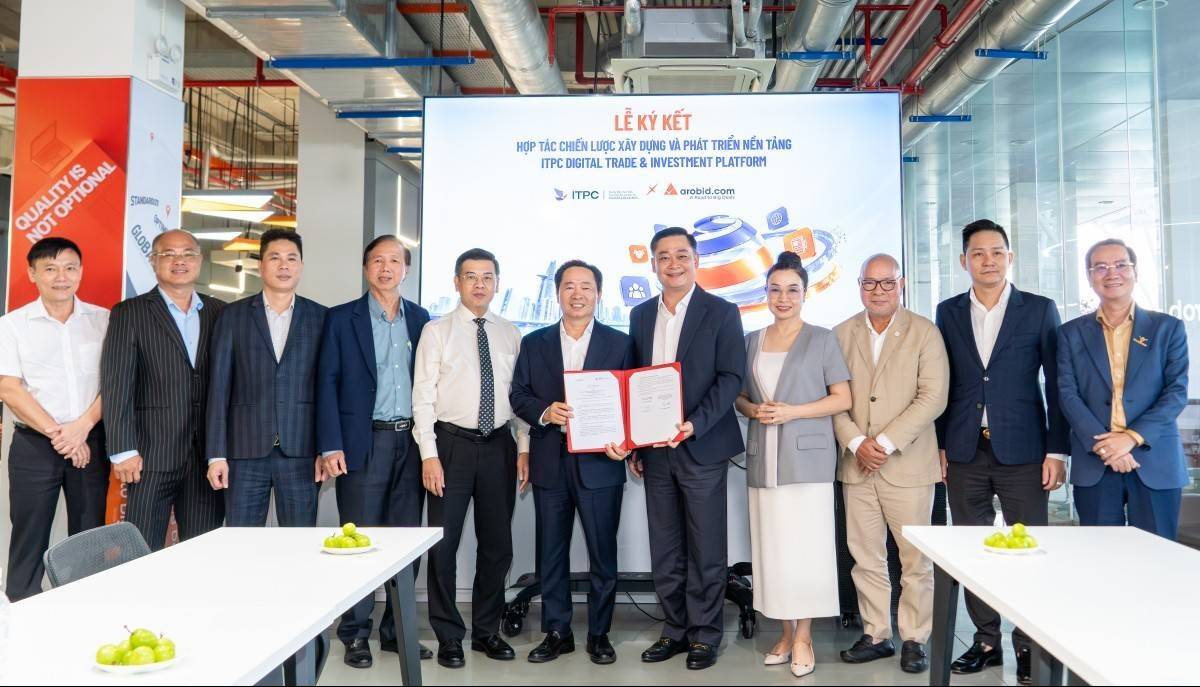 ITPC và Arobid hợp tác phát triển nền tảng xúc tiến thương mại, đầu tư số