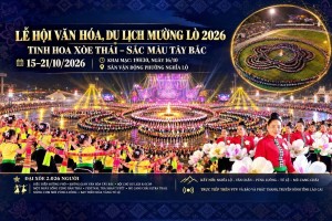 Mường Lò 2026: Đại Xòe 2.026 người mở hành trình khám phá sắc màu Tây Bắc