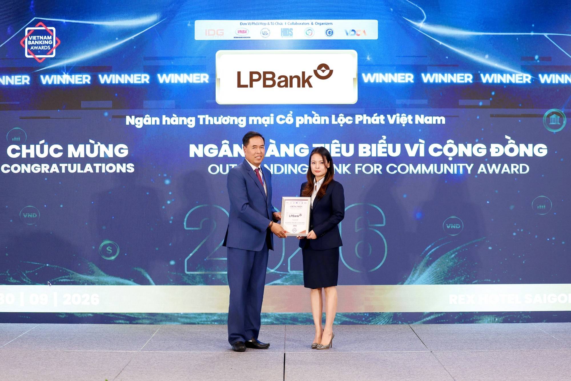 LPBank được vinh danh ở 2 hạng mục tại Giải thưởng Ngân hàng Việt Nam tiêu biểu 2026