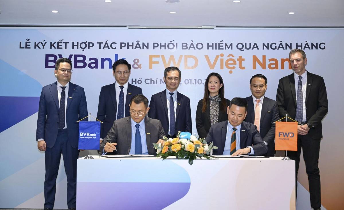 Giải pháp tài chính trọn vẹn, BVBank phân phối bảo hiểm nhân thọ FWD Việt Nam trong hệ thống ngân hàng