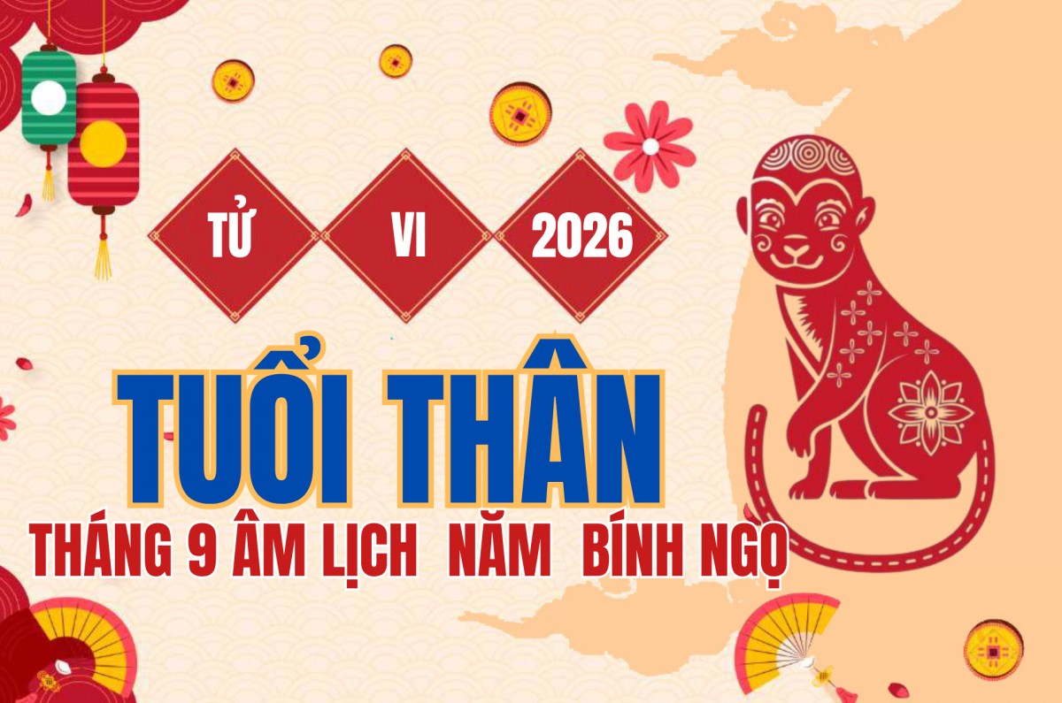 Tử vi tuổi Thân tháng 9 âm lịch 2026: Dịch Mã mở vận, càng chủ động di chuyển càng dễ gặp cơ hội