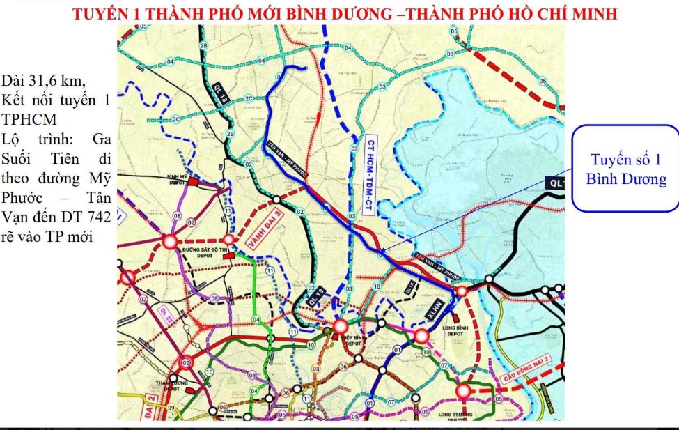 TP. Hồ Chí Minh dự kiến khởi công 3 tuyến metro vào cuối năm 2026