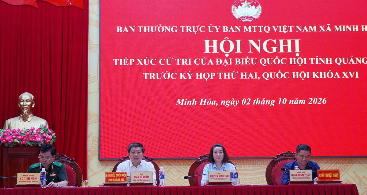 Quảng Trị: Cử tri xã Minh Hóa kiến nghị tháo gỡ nhiều vấn đề từ cơ sở