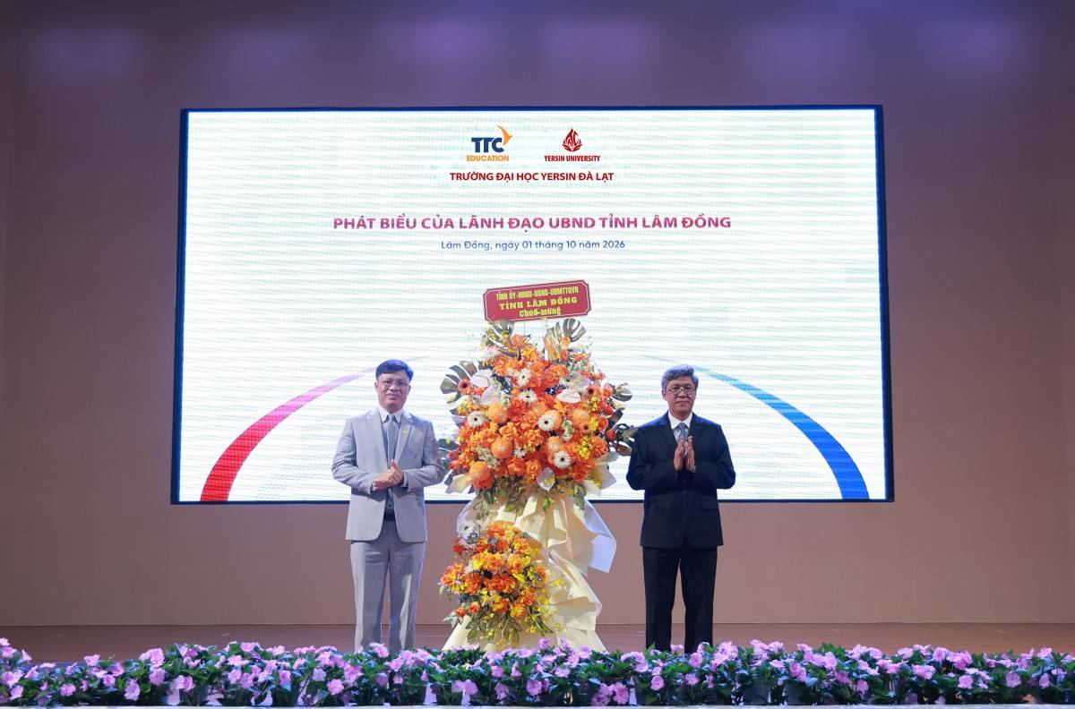 YersinUni khai giảng năm học 2026 - 2027, đánh dấu 22 năm hình thành và phát triển