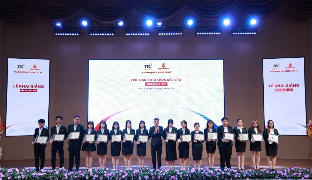 YersinUni khai giảng năm học 2026 - 2027, đánh dấu 22 năm hình thành và phát triển