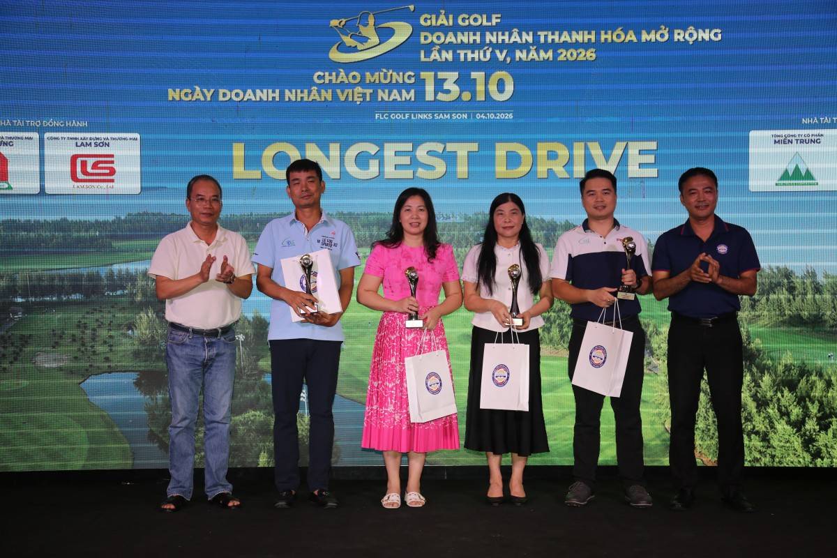 Giải Golf Doanh nhân Thanh Hóa 2026 gây quỹ 600 triệu đồng