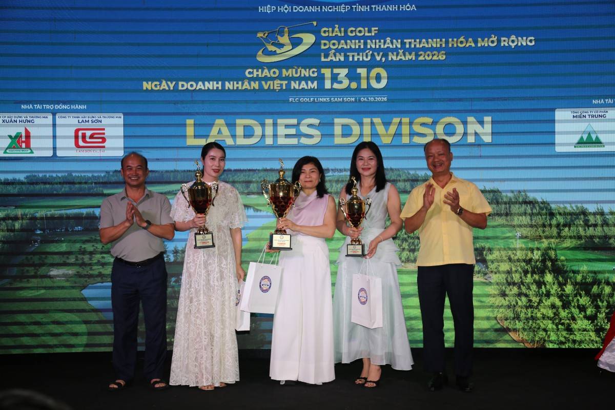 Giải Golf Doanh nhân Thanh Hóa 2026 gây quỹ 600 triệu đồng