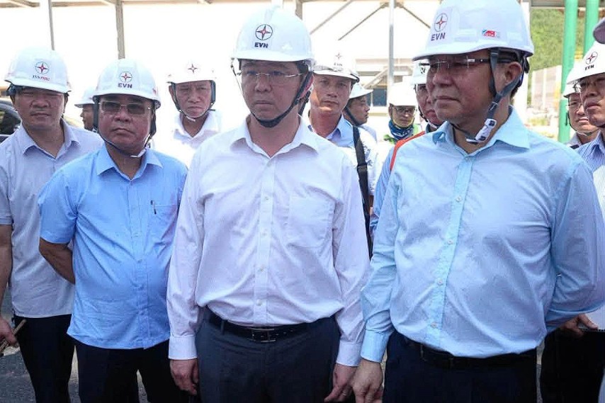 Bộ trưởng Bộ Công Thương kiểm tra, đôn đốc các dự án tại Trung tâm Điện lực Quảng Trạch