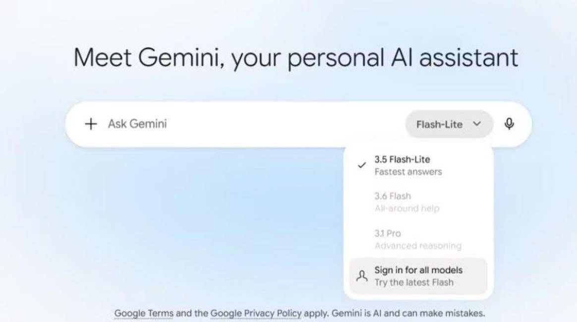 Google siết quyền truy cập Gemini: Người dùng miễn phí mất lựa chọn mô hình Pro