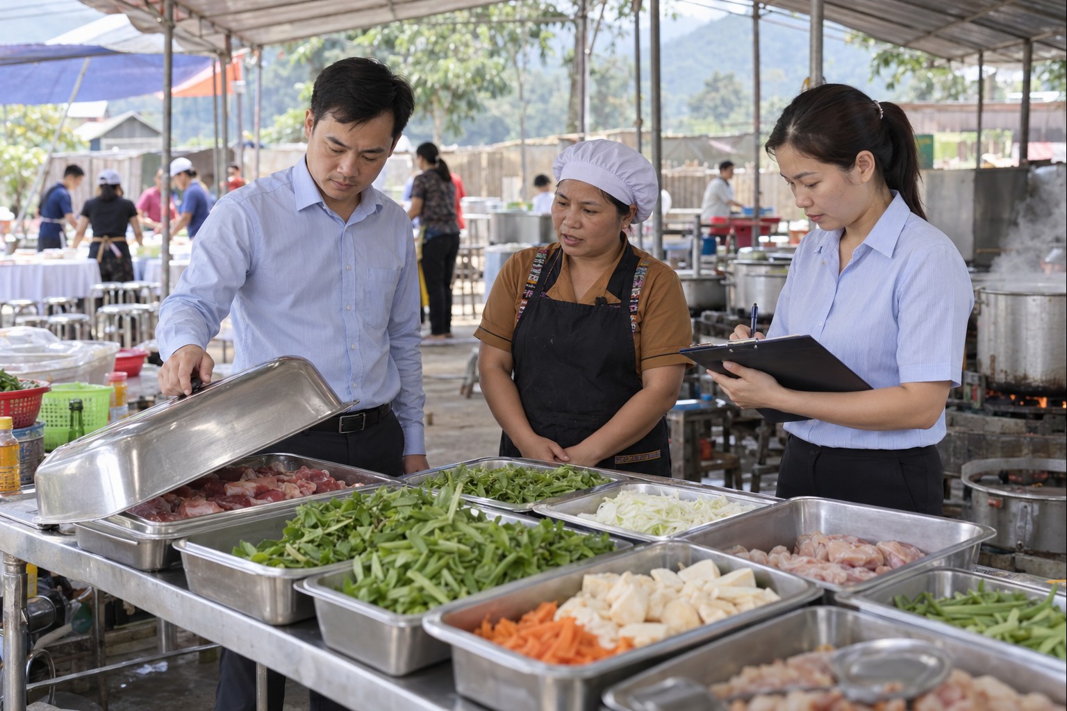 Lào Cai tăng cường phòng ngừa ngộ độc thực phẩm tại bữa ăn đông người