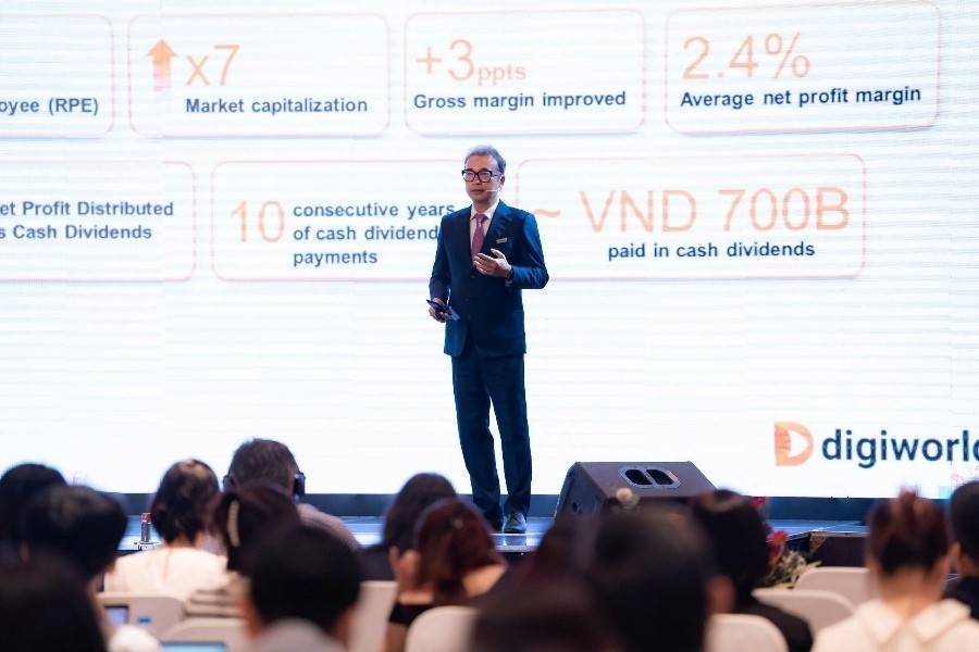 Digiworld kiếm bộn tiền nhờ phân phối sỉ hàng Apple và Xiaomi