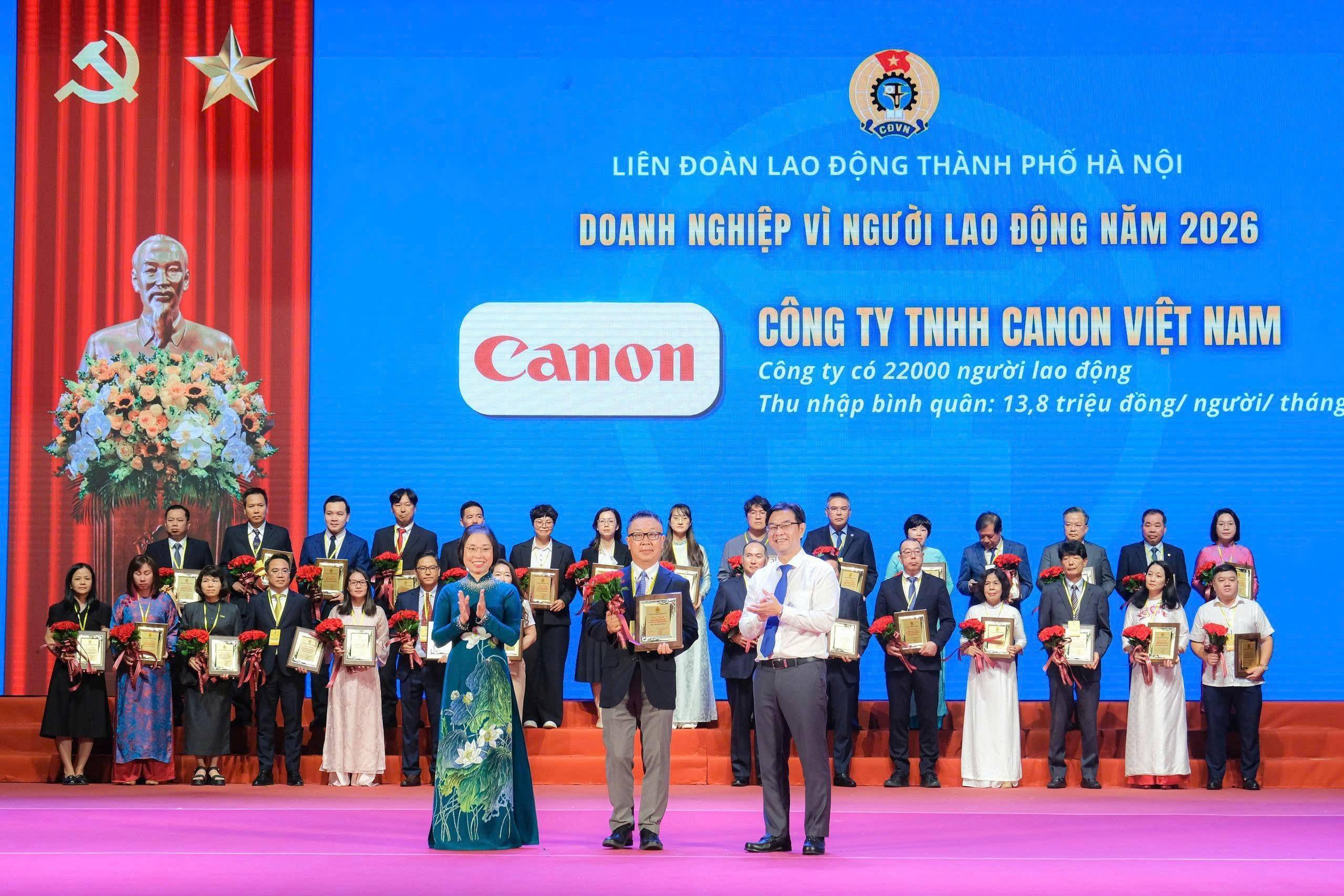Hà Nội tôn vinh 30 “Doanh nghiệp vì người lao động” năm 2026