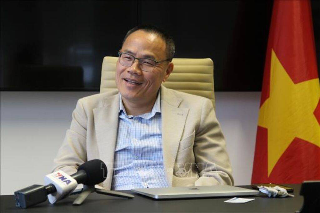 GS. TSKH. Nguyễn Văn Tâm - Chủ nhiệm khoa Khoa học máy tính, Dữ liệu và Trí tuệ nhân tạo, Học viện Bách khoa Paris - Ảnh: Đào Dũng/TTXVN.