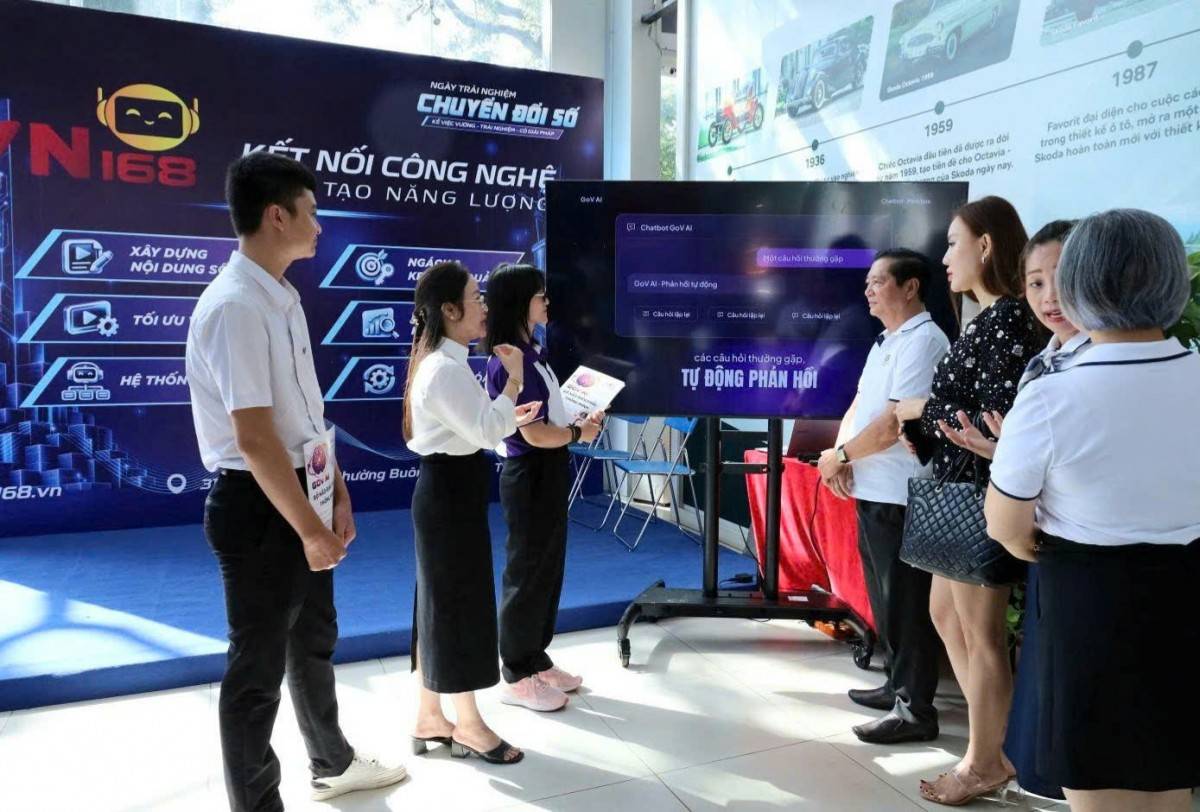  Doanh nghiệp và các hộ kinh doanh tìm hiểu các ứng dụng trí tuệ nhân tạo (AI) trong sản xuất kinh doanh.