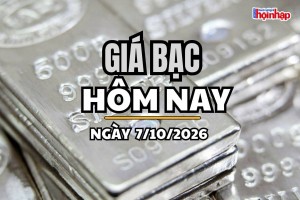 Giá bạc hôm nay 7/10/2026: Giá bạc thế giới tiếp tục tăng, trong nước trái chiều