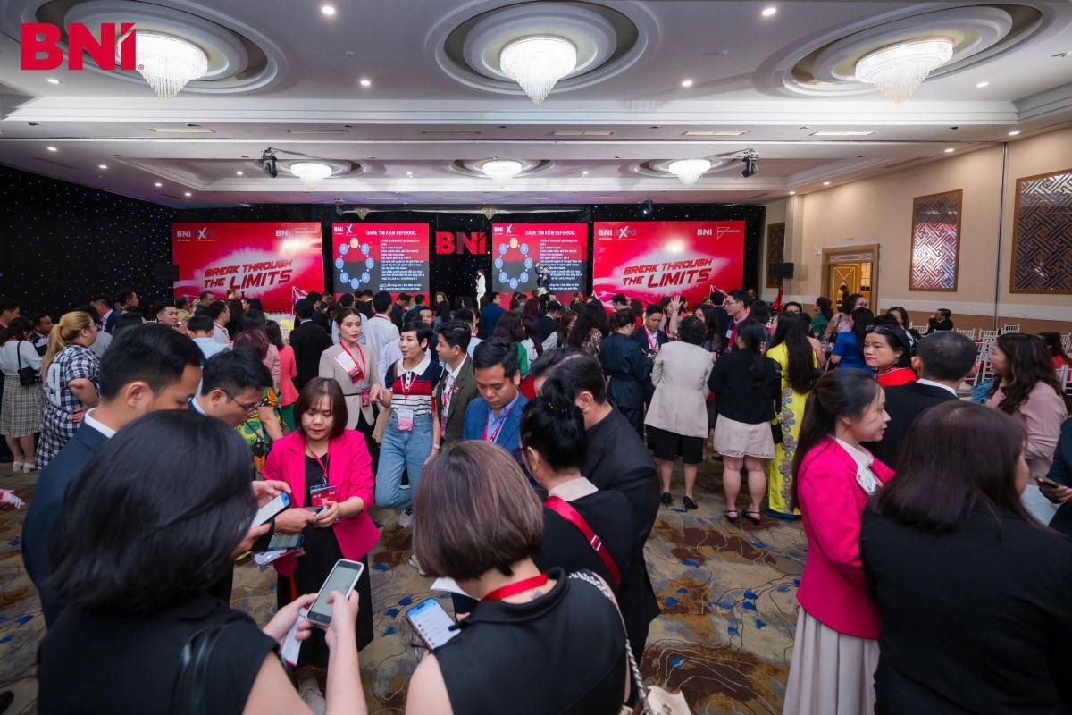 Các doanh nhân, doanh nghiệp kết nối kinh doanh tại sự kiện BNI Expo năm 2024