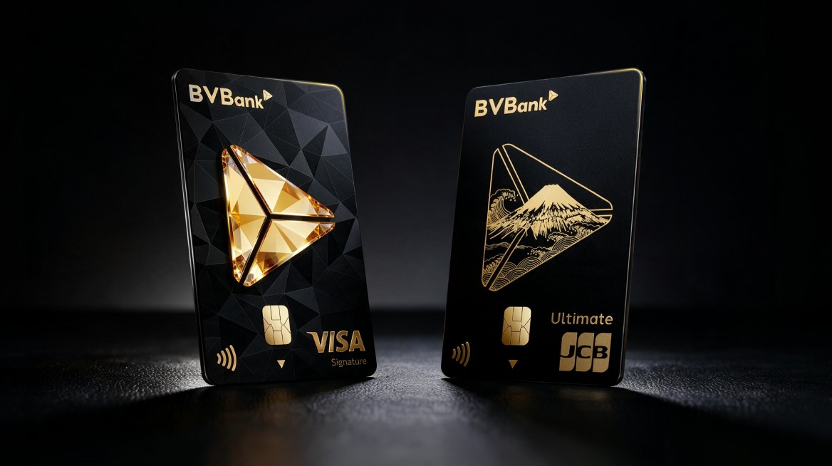 Sống chuẩn tinh hoa cùng bộ đôi thẻ tín dụng cao cấp BVBank