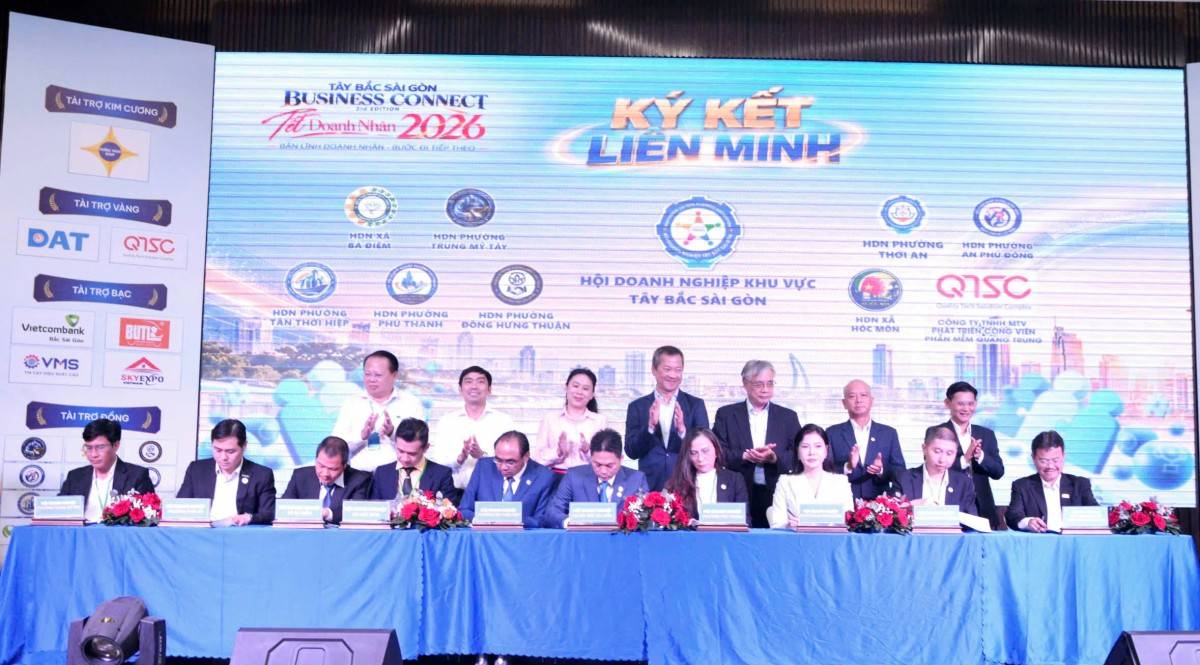 8 hội doanh nghiệp phường, xã cùng các doanh nghiệp, đối tác.