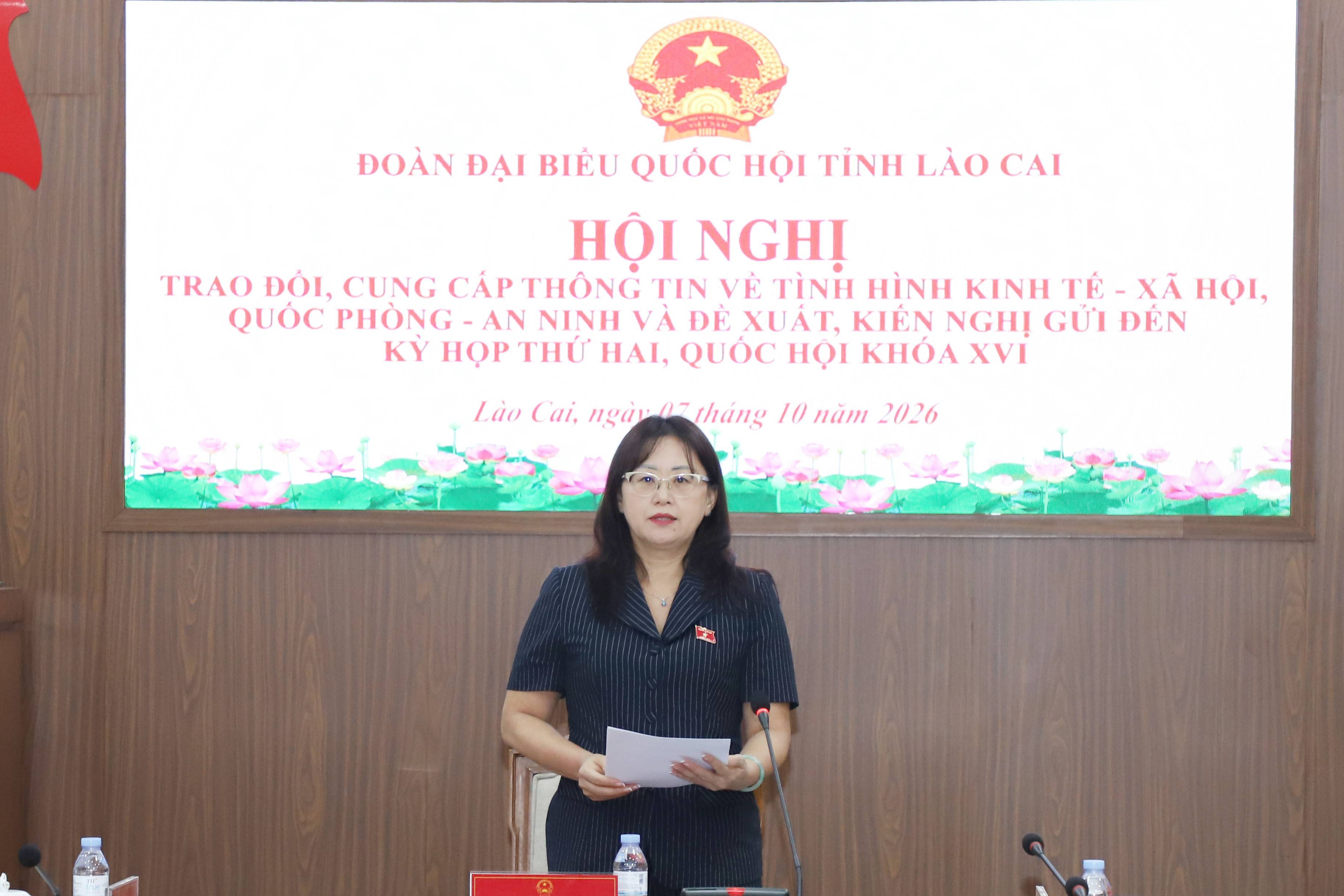 Giàng Thị Dung - Phó Bí thư Tỉnh ủy, Trưởng Đoàn ĐBQH tỉnh 