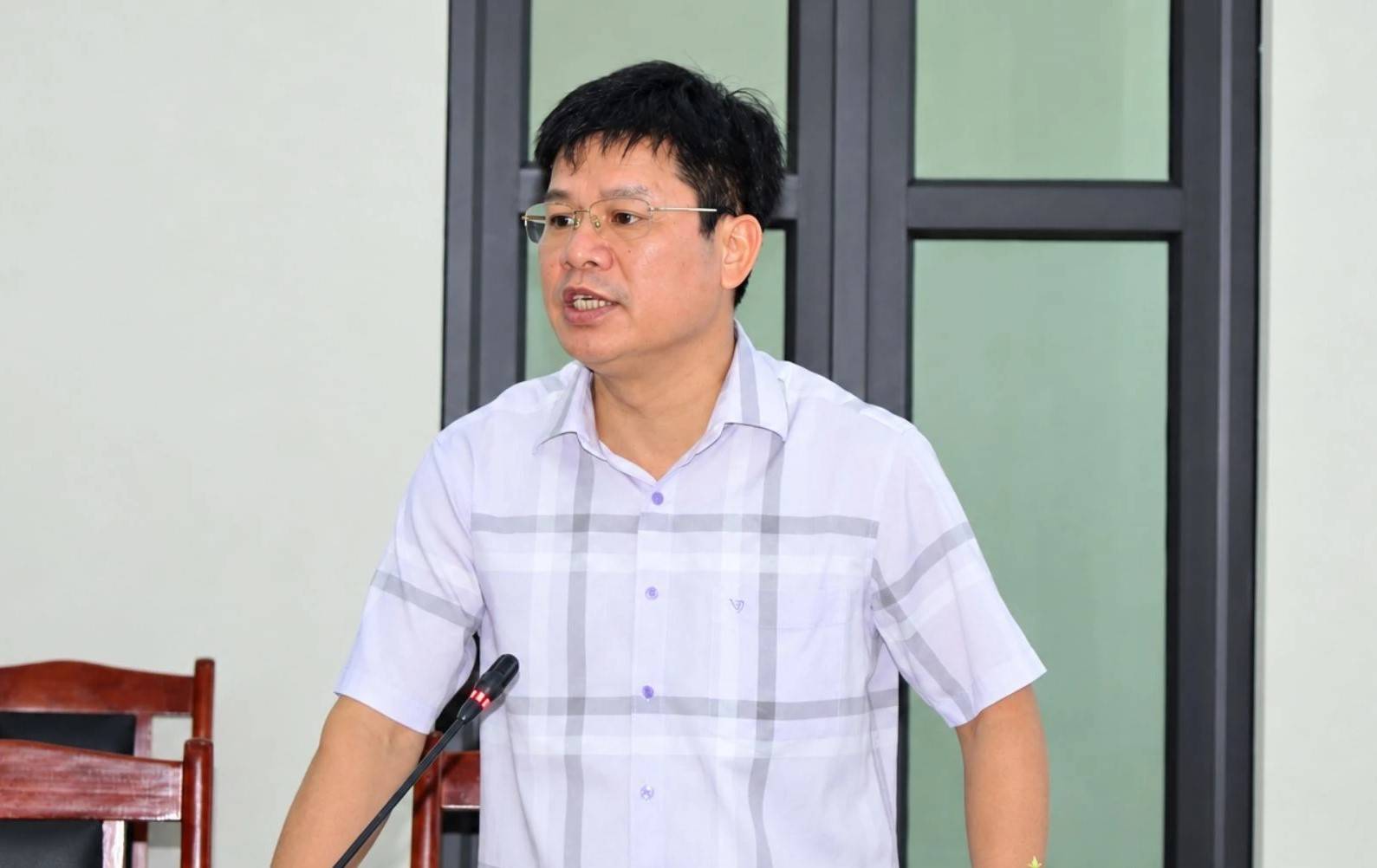 Ông Nguyễn Đoạt - Phó Giám đốc Sở Khoa học và Công nghệ tỉnh phát biểu tại hội nghị.