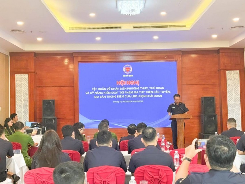 Hải quan nâng cao kỹ năng nhận diện, kiểm soát tội phạm ma túy trên tuyến trọng điểm
