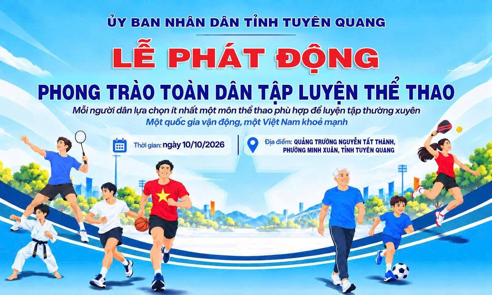 Tuyên Quang đưa thể thao từ phong trào thành thói quen của người dân