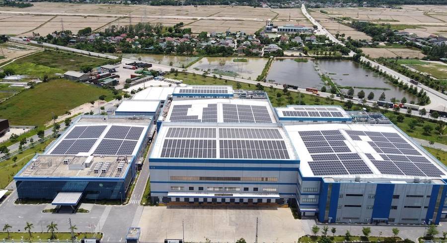 Toàn cảnh hệ thống Điện MTMN của Công ty TNHH Luxshare – ICT (Nghệ An)