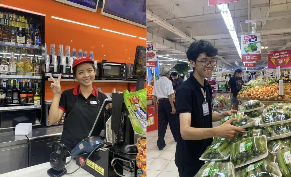 Nhân viên làm việc tại cửa hàng bán lẻ. Lao động không trọn thời gian thuộc diện tham gia bảo hiểm thất nghiệp khi đáp ứng điều kiện pháp luật. Nguồn: Trường Cao đẳng CTIM