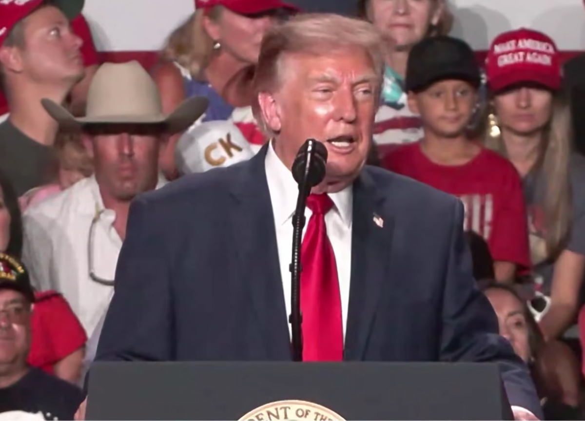 Tổng thống Mỹ Donald Trump phát biểu trong cuộc vận động tranh cử ngày 7/10 trước cuộc bầu cử giữa kỳ
