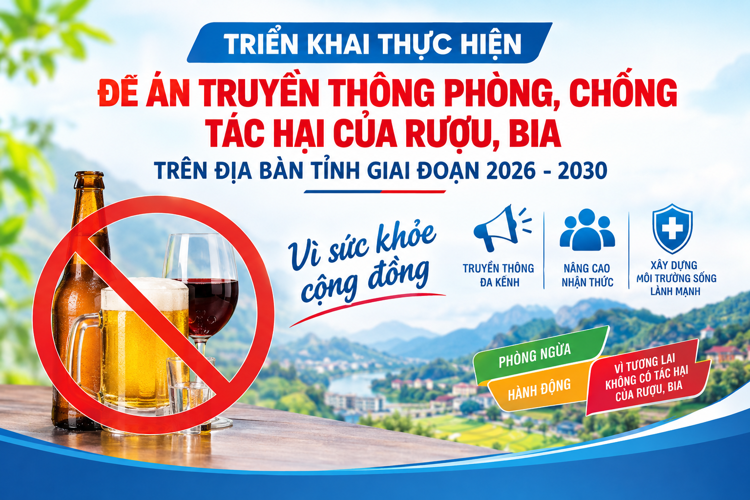 Lào Cai: Đưa truyền thông phòng, chống tác hại rượu, bia đến từng cộng đồng