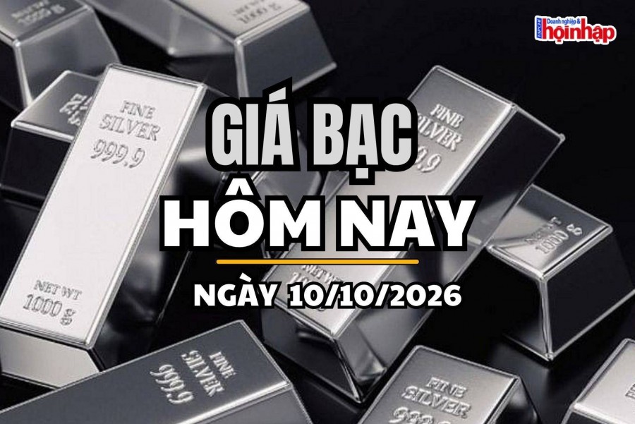 Giá bạc hôm nay 10/10/2026: Giá bạc đồng loạt tăng