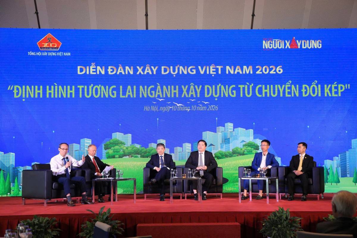 Diễn đàn Xây dựng Việt Nam 2026: Chuyển đổi kép đặt ra yêu cầu mới với doanh nghiệp xây dựng
