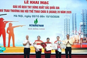 Liên đoàn Bắn súng Việt Nam vinh danh, trao thưởng các tay súng đạt thành tích tại ASIAD 20