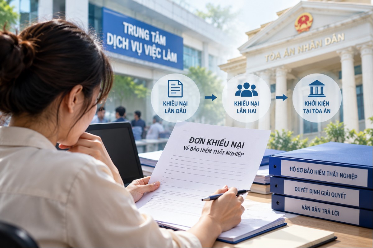 Khi quyền lợi bảo hiểm thất nghiệp bị ảnh hưởng, người lao động có thể khiếu nại hoặc khởi kiện