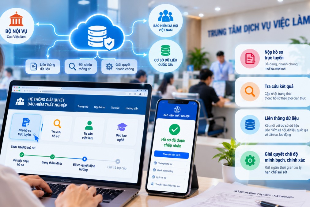 Hơn 340.000 người hưởng trợ cấp thất nghiệp trong nửa đầu năm 2026