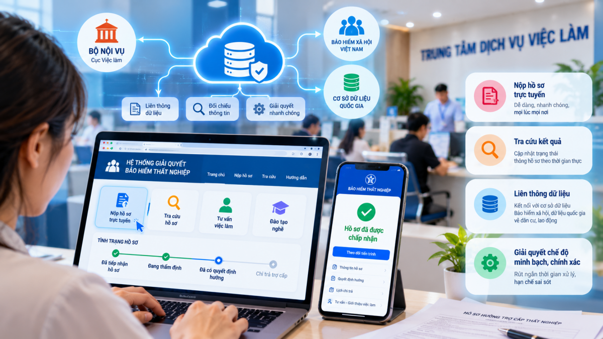 Hơn 340.000 người hưởng trợ cấp thất nghiệp trong nửa đầu năm 2026