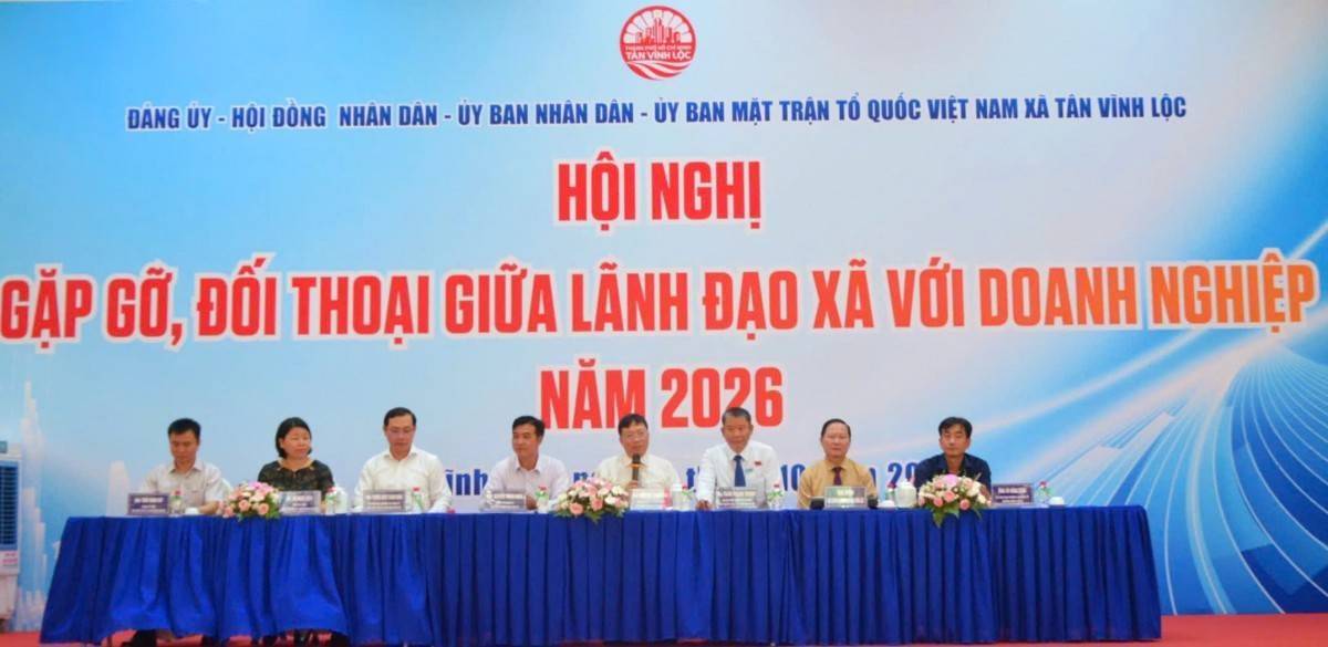 Tân Vĩnh Lộc đối thoại với doanh nghiệp, thúc đẩy kết nối và thu hút đầu tư