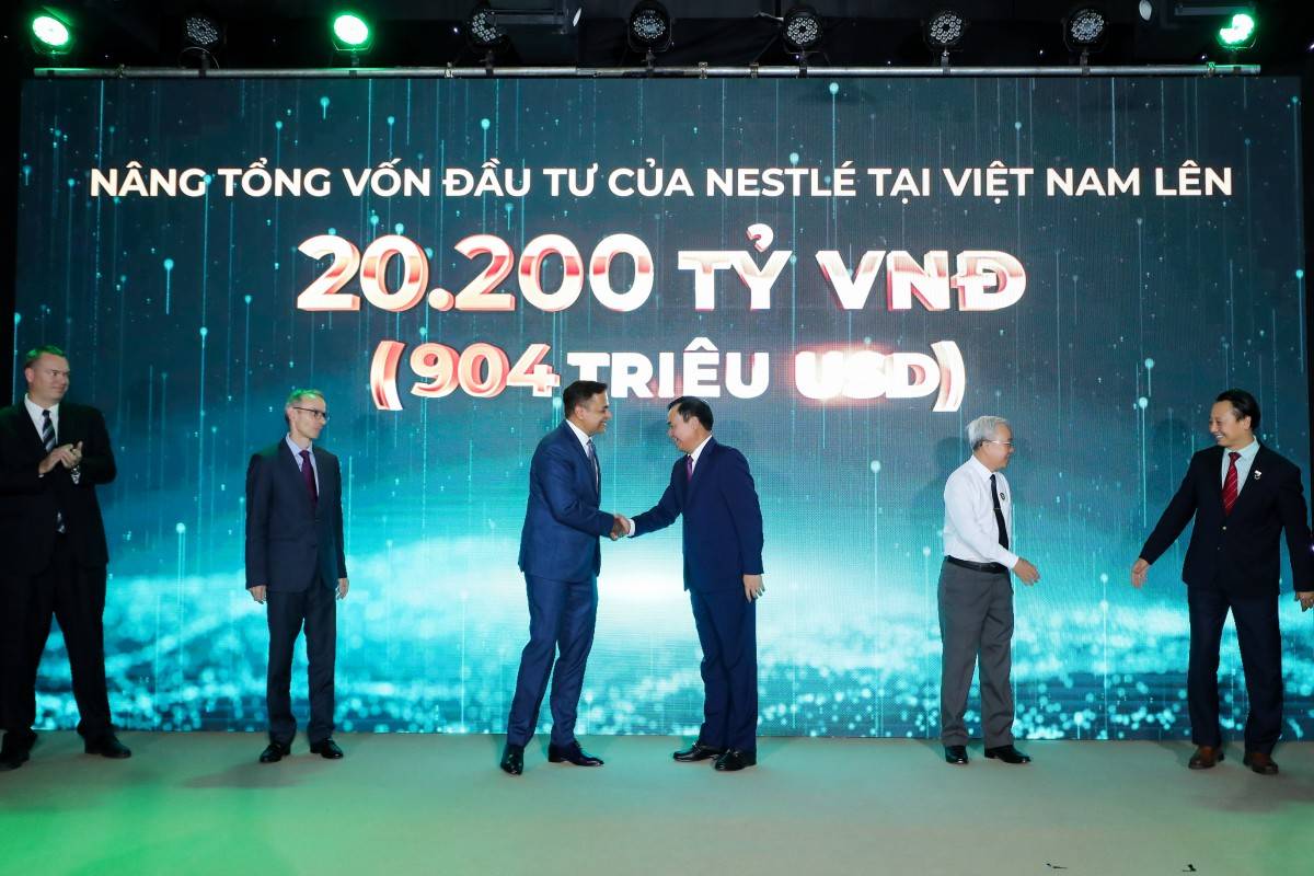 Tháng 4_2025, Nestlé công bố mở rộng sản xuất, khẳng định cam kết đầu tư dài hạn và đóng góp vào sự phát triển kinh tế - xã hội bền vững tại Việt Nam