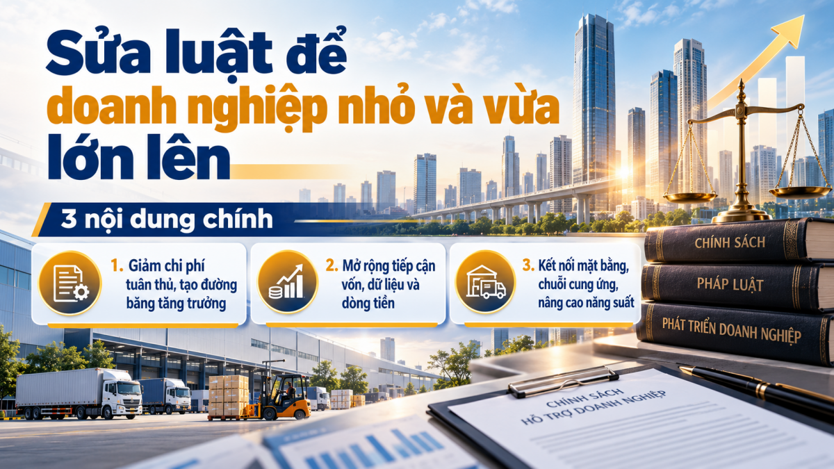Sửa luật để doanh nghiệp nhỏ và vừa thực sự lớn lên
