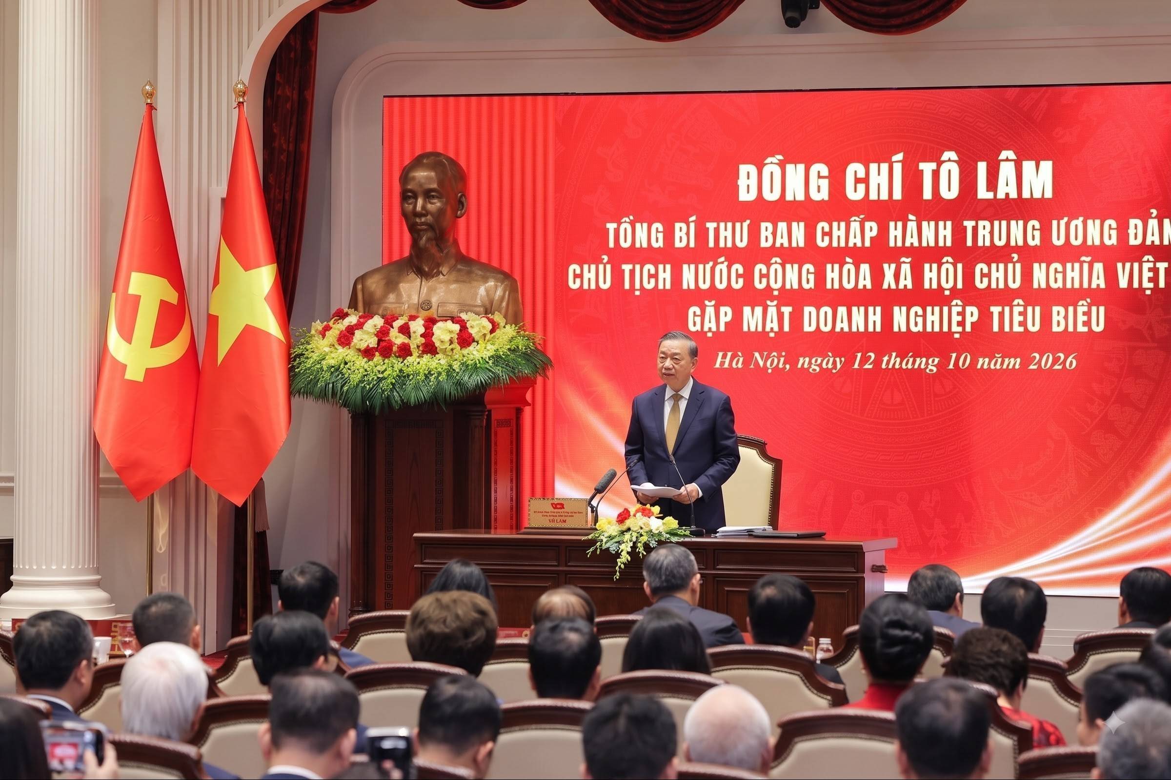 Tổng Bí thư, Chủ tịch nước Tô Lâm: Doanh nghiệp phải làm chủ công nghệ, khẳng định thương hiệu Việt
