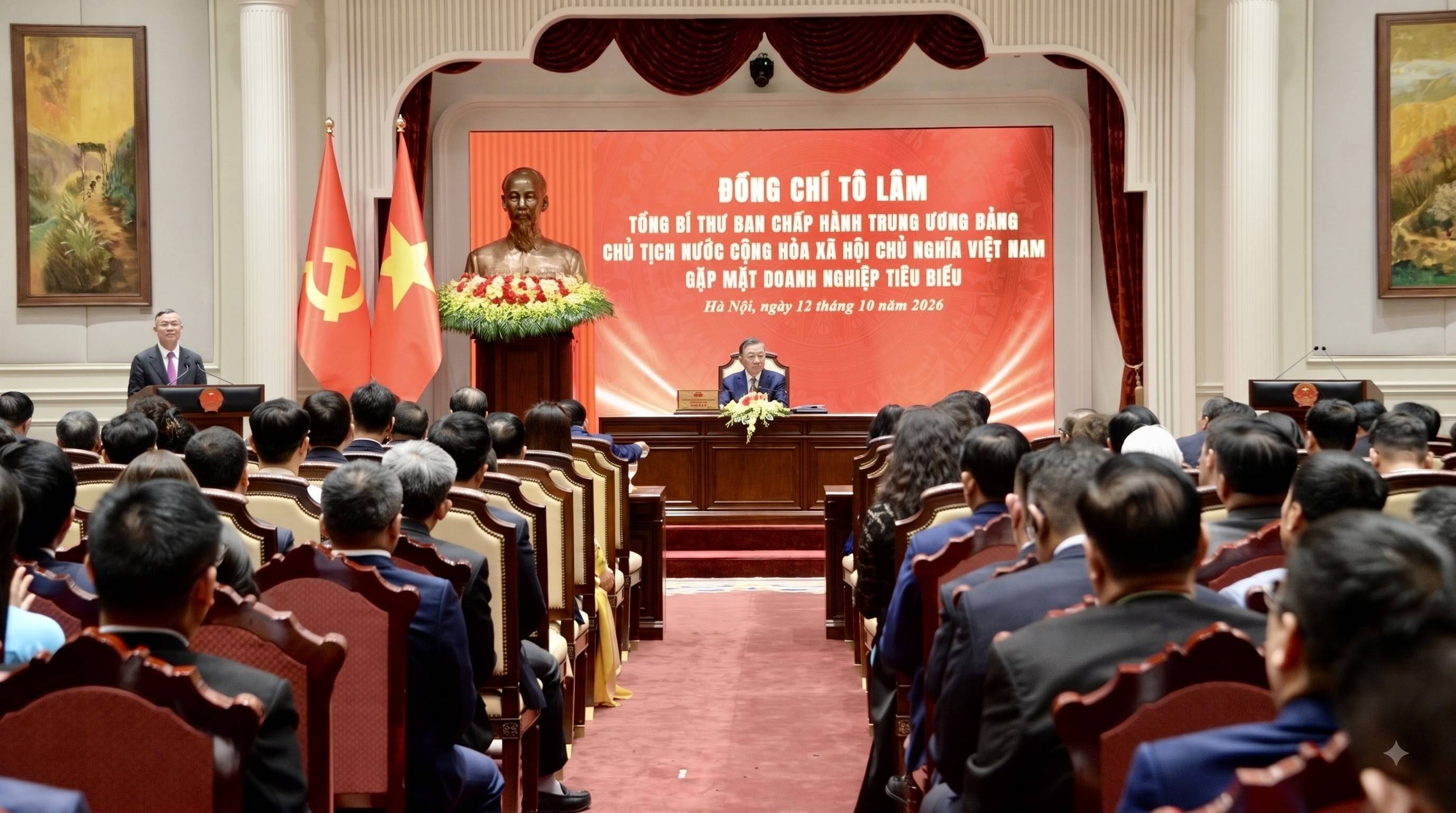 Tổng Bí thư, Chủ tịch nước Tô Lâm: Doanh nghiệp phải làm chủ công nghệ, khẳng định thương hiệu Việt